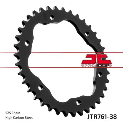 Picture of JT Rear Sprocket Ducati 1098 07-08, 1098R 08-09,1198 09-11, 1198S 09-10, 1198SP 11 (761-38) (Single)