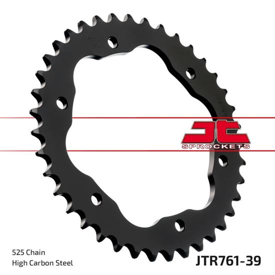 Picture of JT Rear Sprocket Ducati 1199 Panigale 12-15, 1299 Panigale 15-17, 1299 Panigale S 15-17 (761-39) (Single)