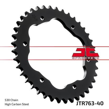 Picture of JT Rear Sprocket Ducati 1200 Multistrada 10-17, 1200S Multistrada 10-17, 1260 Multistrada 18-22 (763-40) (Single)