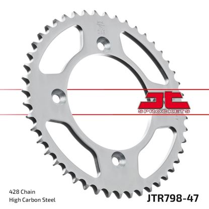 Picture of JT Rear Sprocket Suzuki RM85 02-20 (Small Wheel), RM85 02-21 (Big Wheel)  (798-47) (Single)