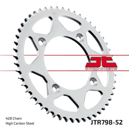 Picture of JT Rear Sprocket Suzuki RM80 82, Yamaha YZ85LW 02-18 (798-52) (Single)