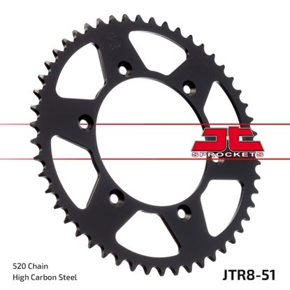 Picture of JT Rear Sprocket BMW G450X 09 Street Legal (8-51) (Single)