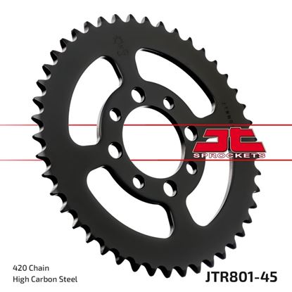 Picture of JT Rear Sprocket Suzuki TS50K 79, ZR50 80-84 (801-45) (Single)