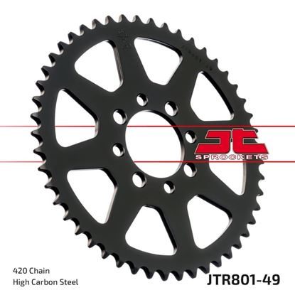 Picture of JT Rear Sprocket Kawasaki AE50 82-83, AR50 81-98, TS50ER 80-84 (801-49) (Single)