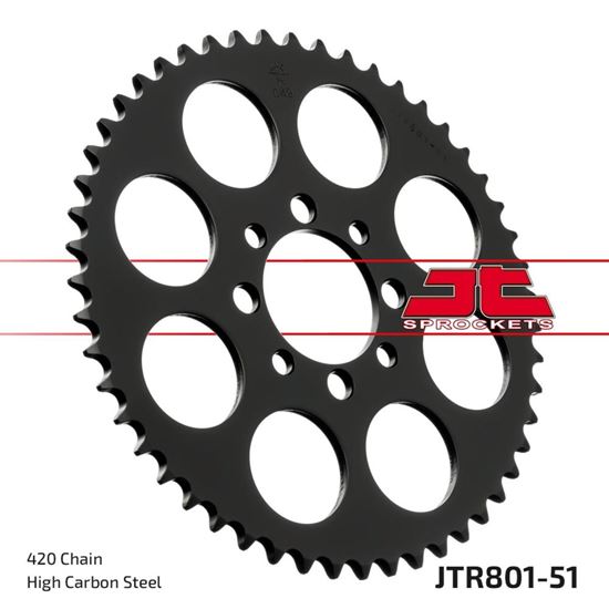 Picture of JT Rear Sprocket Suzuki TS50X 84-00 (801-51) (Single)