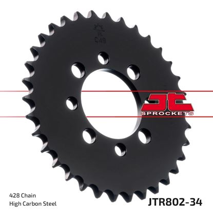 Picture of JT Rear Sprocket Suzuki DS80 80-03, JR80 82-04, FL125 Address 07-09 (802-34) (Single)
