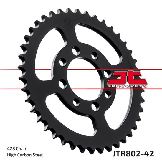 Picture of JT Rear Sprocket Kawasaki KE100 79-81 (802-42) (Single)