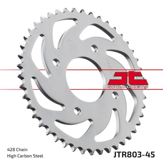 Picture of JT Rear Sprocket Suzuki GSX-R125 17-23, GSX-S125 17-23 (803-45) (Single)