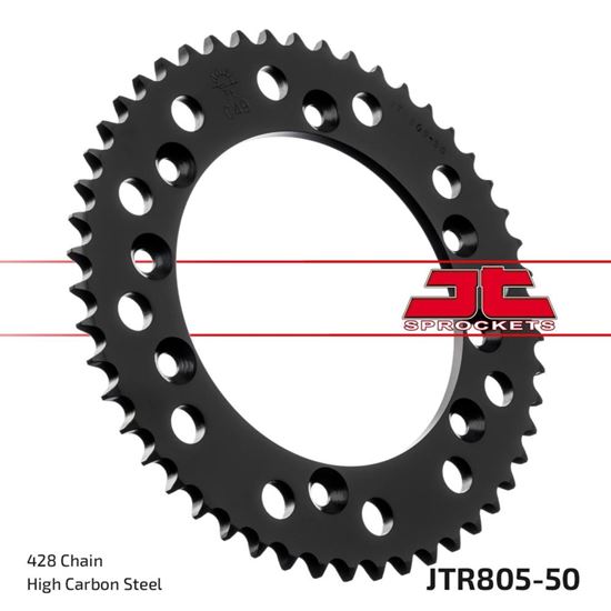Picture of JT Rear Sprocket Suzuki DR125SM 08-13, TS125X 84-91, TS125R 89-96 (805-50) (Single)