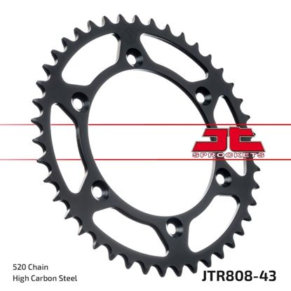 Picture of JT Rear Sprocket Suzuki DR350S 97-98 (808-43) (Single)