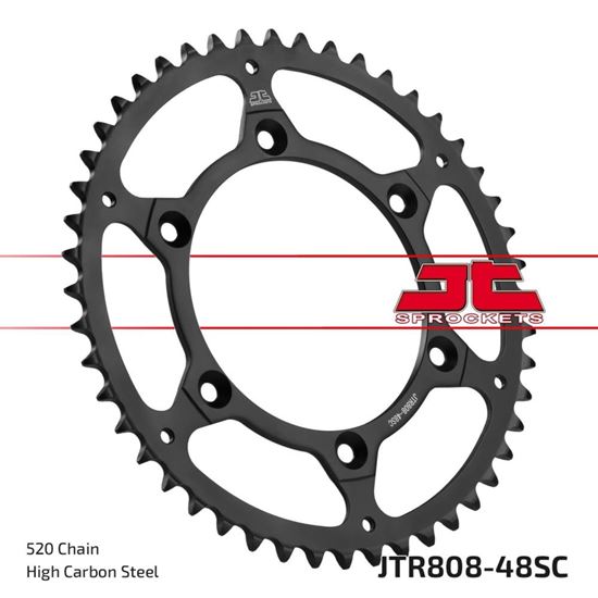 Picture of JT Rear Sprocket Suzuki RM250 00-03, RM-Z250 07-09 (Self Cleaning) (808-48) (Single)