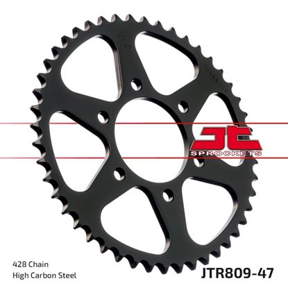 Picture of JT Rear Sprocket Suzuki DR125S 80-85, TC100 72-77 (809-47) (Single)