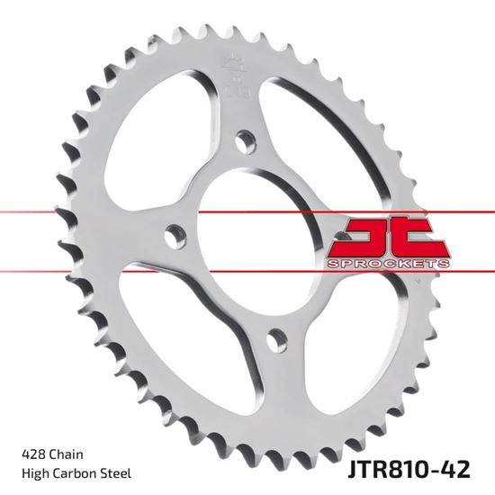 Picture of JT Rear Sprocket Suzuki GN125 92-00, GS125(Drum Brake) 79-82, RG125 86-92 (810-42) (Single)