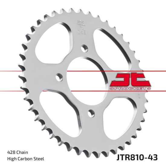 Picture of JT Rear Sprocket Keeway 125 Strike, RKS125 11-20, Suzuki GS125(Disc Brake) 83-00 (810-43) (Single)