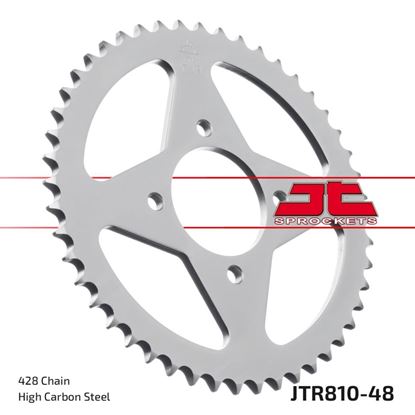 Picture of JT Rear Sprocket Hyosung 125 Cruise I 97, GV125C 01-15, RX125D 07-11, XRX125 99-14 (810-48) (Single)