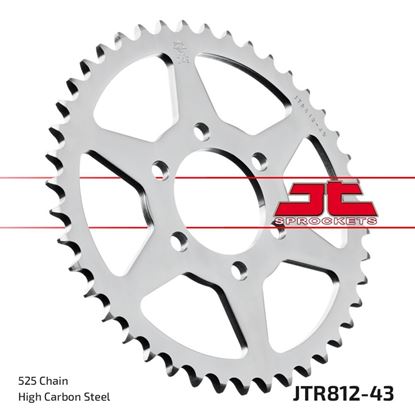 Picture of JT Rear Sprocket Suzuki GT250 75-78 (812-43) (Single)
