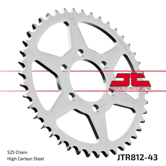 Picture of JT Rear Sprocket Suzuki GT250 75-78 (812-43) (Single)