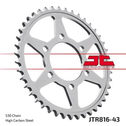 Picture of JT Rear Sprocket Suzuki GSX400F 81-86, GT750 76-77, GSX-R750 90-91, GSX750E 80-89 (816-43) (Single)