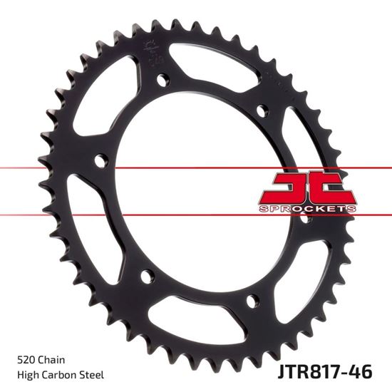 Picture of JT Rear Sprocket Suzuki RGV250 89-90,Derbi 659 Mulhacen/Mulhacen Café 07-12  (817-46) (Single)