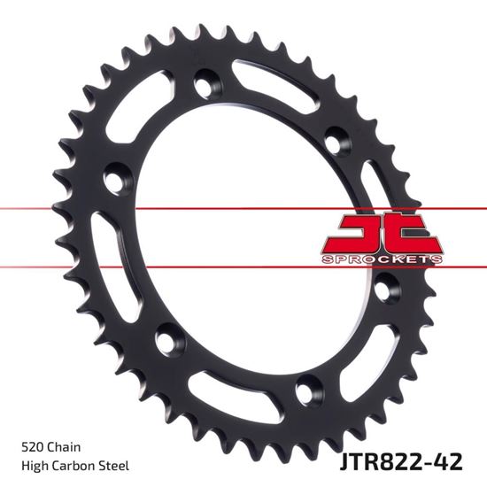 Picture of JT Rear Sprocket Suzuki DR250SE 93-95, Husqvarna 450 SMR 05-10, 510 SMR 05-10, 630 TE 10-12 (822-42) (Single)