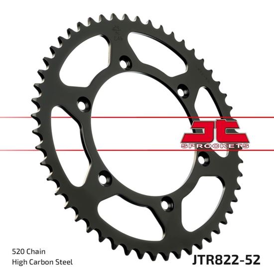 Picture of JT Rear Sprocket Gas Gas 125 Enduro 00-02, Husqvarna 125 CR 90-94, Suzuki PE250 78-79 (822-52) (Single)
