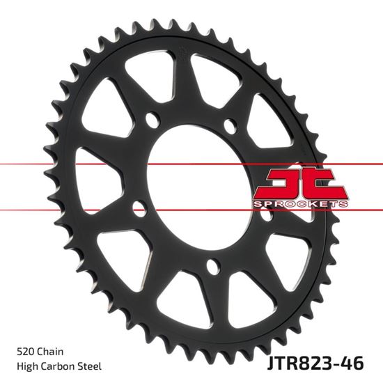 Picture of JT Rear Sprocket Suzuki GSX-R250 17-19, SFV650 09-15, SV650 16-19, SV650X 18-22 (823-46) (Single)