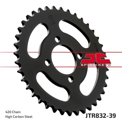 Picture of JT Rear Sprocket Yamaha FS1, FS1 DX, FS1E DX, FS1 EA, FS1 SE (832-39) (Single)