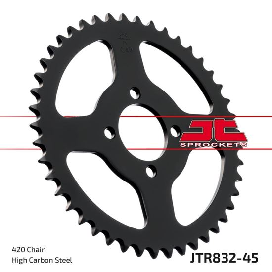 Picture of JT Rear Sprocket Yamaha DT50M 78-80 (832-45) (Single)