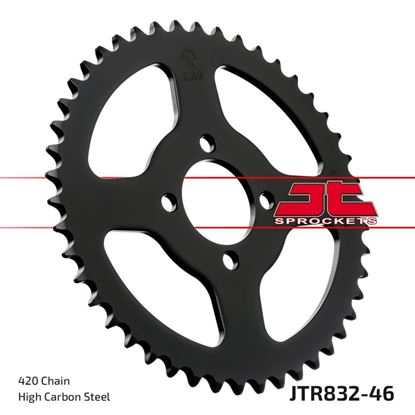 Picture of JT Rear Sprocket Yamaha TY50M 78-81 (832-46) (Single)