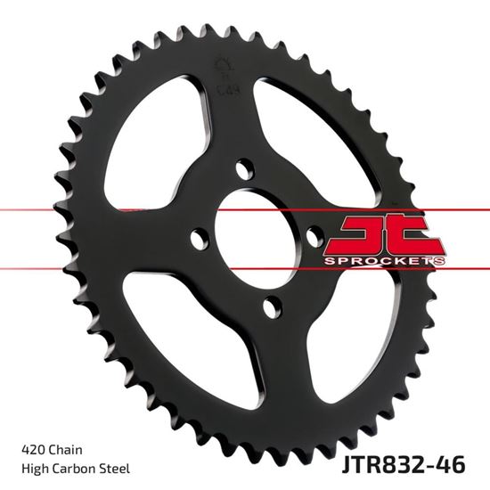 Picture of JT Rear Sprocket Yamaha TY50M 78-81 (832-46) (Single)