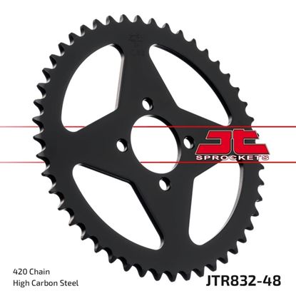 Picture of JT Rear Sprocket Yamaha DT50MX 81-95, RD50 77-78 (832-48) (Single)
