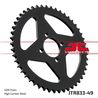 Picture of JT Rear Sprocket Yamaha TT-R125 00-01 (833-49) (Single)