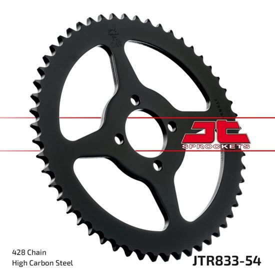 Picture of JT Rear Sprocket Yamaha TT-R125LW 00-01 (833-54) (Single)