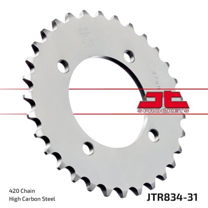 Picture of JT Rear Sprocket Yamaha LB50 Chappy (834-31) (Single)