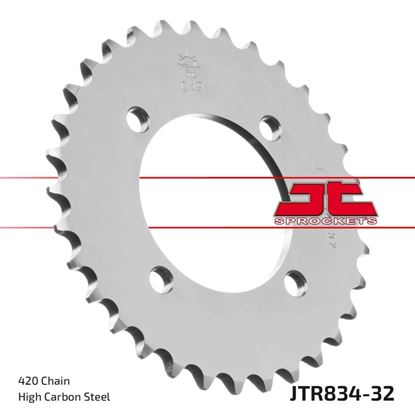 Picture of JT Rear Sprocket Yamaha PW80 83-85, 91-06 (834-32) (Single)