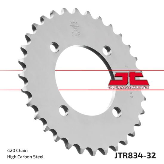 Picture of JT Rear Sprocket Yamaha PW80 83-85, 91-06 (834-32) (Single)