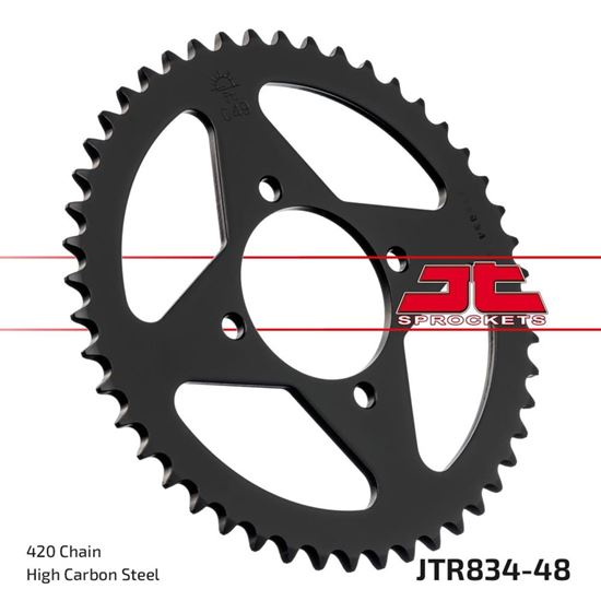 Picture of JT Rear Sprocket Yamaha RD50MX 79-87 (834-48) (Single)