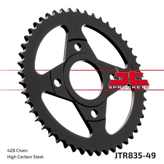 Picture of JT Rear Sprocket Yamaha SR125 95-03 (835-49) (Single)