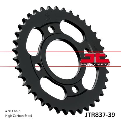 Picture of JT Rear Sprocket Yamaha RD125DX 75-81 (837-39) (Single)