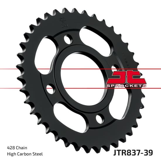 Picture of JT Rear Sprocket Yamaha RD125DX 75-81 (837-39) (Single)
