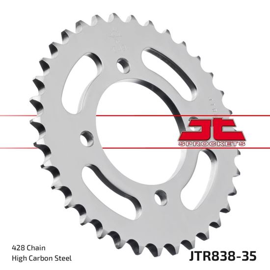 Picture of JT Rear Sprocket Yamaha RS125 75 (838-35) (Single)