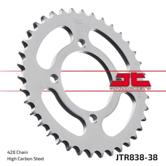 Picture of JT Rear Sprocket Yamaha SYM XS125, Yamaha RD125 74-75 (838-38) (Single)