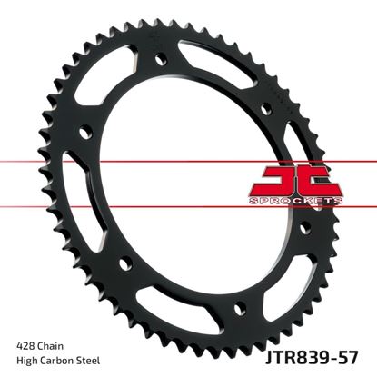 Picture of JT Rear Sprocket Yamaha DT125R 90-03, DT125RE 04-06, DT125X 05-06 (839-57) (Single)