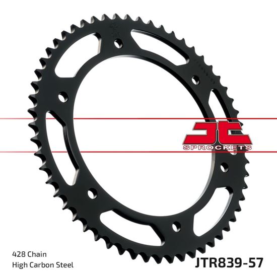 Picture of JT Rear Sprocket Yamaha DT125R 90-03, DT125RE 04-06, DT125X 05-06 (839-57) (Single)