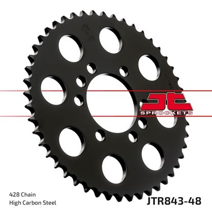 Picture of JT Rear Sprocket Yamaha XTZ125 02-04 (843-48) (Single)