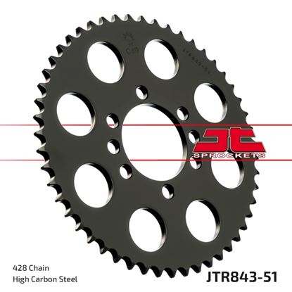 Picture of JT Rear Sprocket Yamaha RT180 90-98 (843-51) (Single)