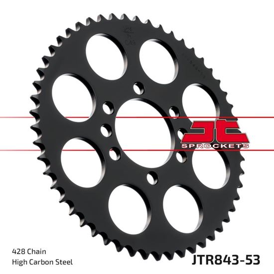 Picture of JT Rear Sprocket Yamaha DT125LC2/LC3 85-88 (843-53) (Single)