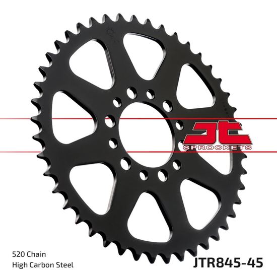 Picture of JT Rear Sprocket Yamaha YZ100 80-81, SR250SE 79-84, XT250 80 (845-45) (Single)