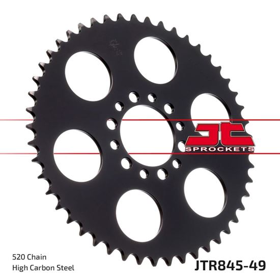 Picture of JT Rear Sprocket Yamaha YZ125 77, TT250 80-82 (845-49) (Single)