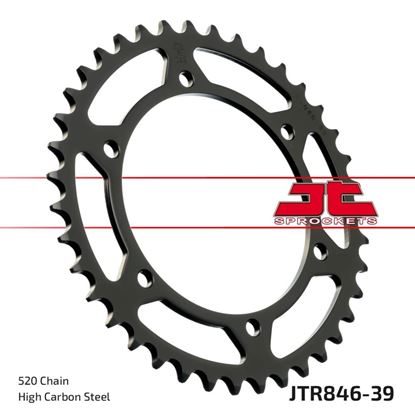 Picture of JT Rear Sprocket Yamaha RD350 YPVS 83-95, SZR660 96-98 (846-39) (Single)
